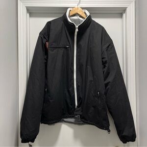 The Weather Co Microfiber 3-1 Jacket 3XL Reversible Convertible Vest New Black